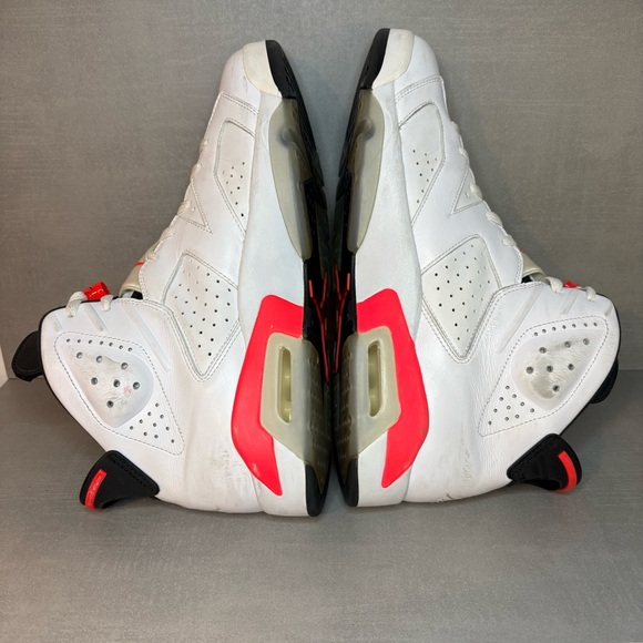 Jordan 6 Retro Shoes - Infrared White 2014 ; Mens 11.5 - Picture 4 of 8